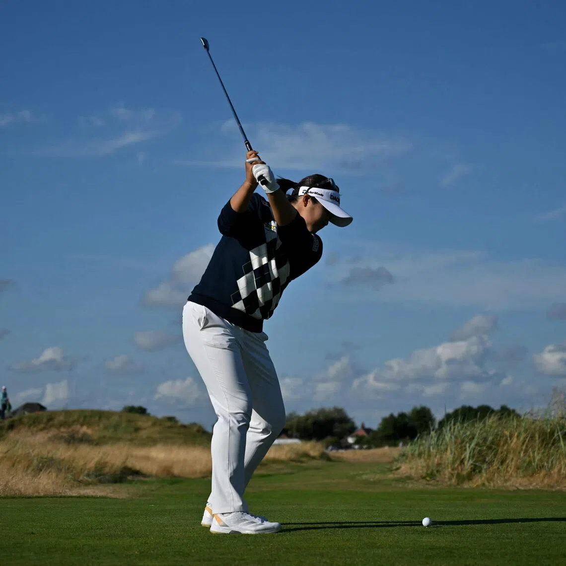 South Korea’s Ryu Hae-ran driving the ball from the 16th tee on July 31.