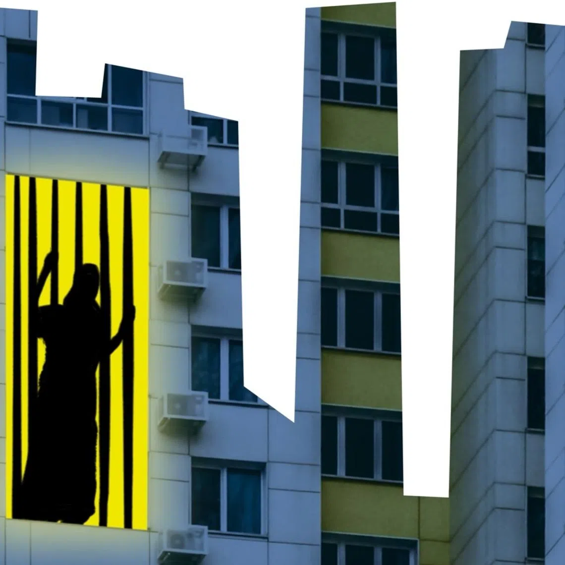 The woman steadfastly refused to give up the D'Leedon condominium unit despite being ordered to do so.