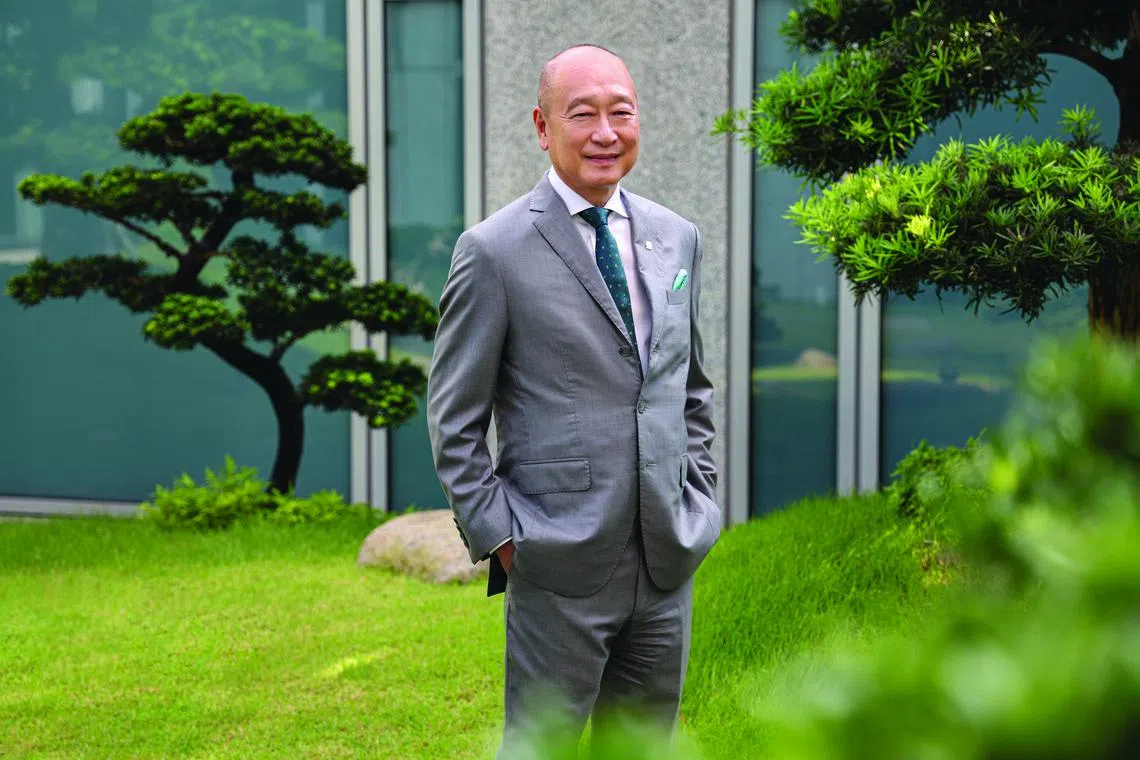 ‘When you think long term, you will act in a responsible manner. We believe in pursuing growth with stability in a measured and disciplined manner, instead of being focused on short-term gains,’ says Wee Ee Cheong, CEO and deputy chairman, UOB. PHOTO: YEN MENG JIIN, BT