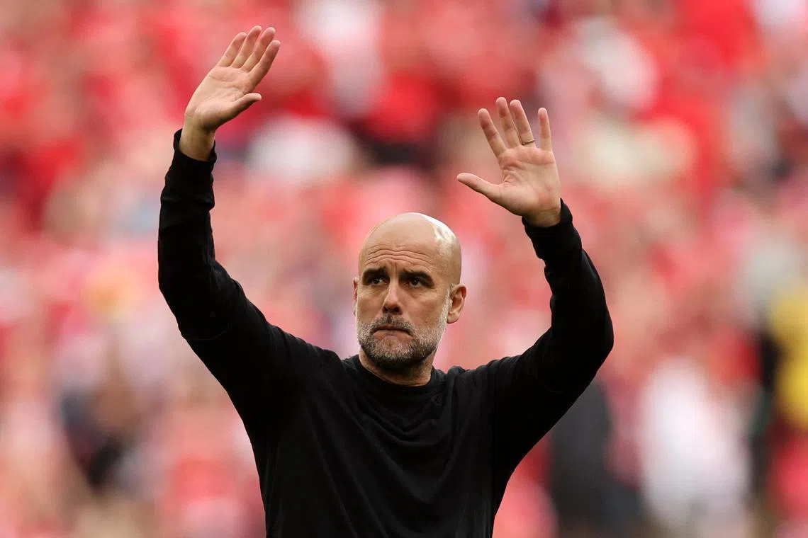 Manchester City manager Pep Guardiola is still seeking a top-five finish in the Premier League this season to qualify for the Champions League next term.
