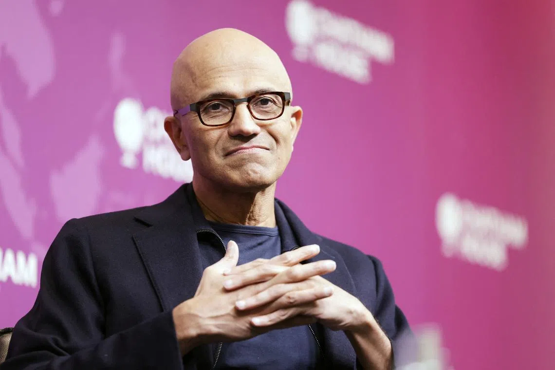 Microsoft chief executive Satya Nadella insisted AI’s recent rapid developments come after Microsoft’s risk-taking.