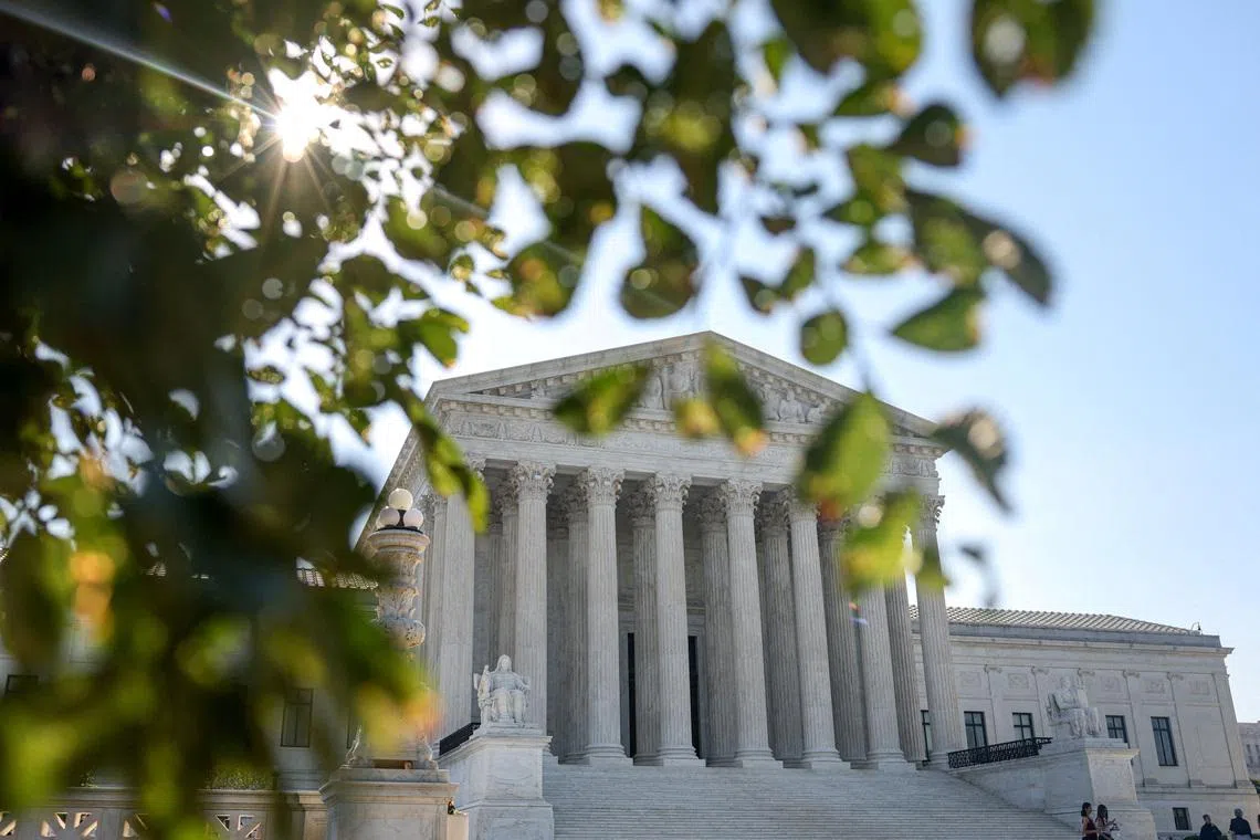 FILE PHOTO: The U.S. Supreme Court is expected to issue orders in pending appeals, in Washington, D.C., U.S., May 18, 2026. REUTERS/Evelyn Hockstein/File Photo