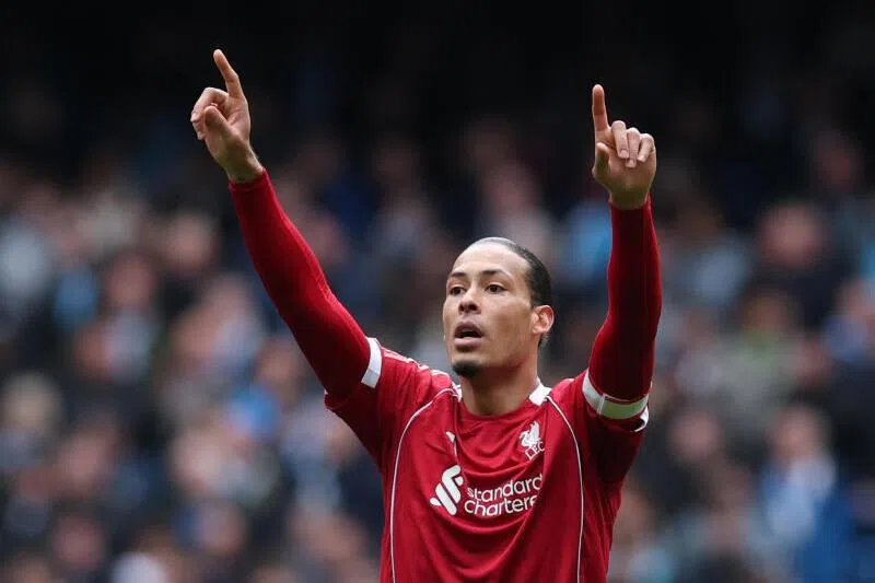 Virgil Van Dijk acknowledged he was culpable after conceding a penalty that Manchester City's striker Erling Haaland converted in the first half.