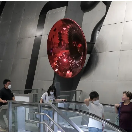 The artworks aid in navigation and embed cultural memories into Singapore’s fabric.