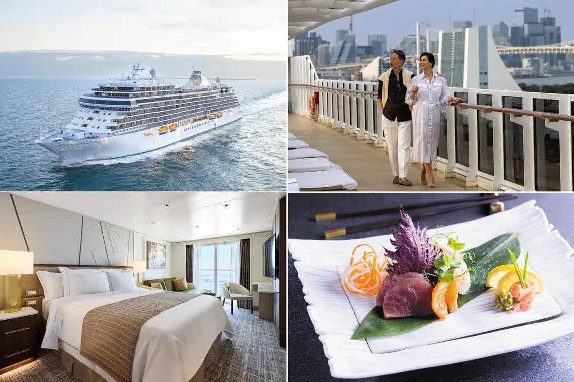 Regent Seven Seas cruise line, food and offshore activities