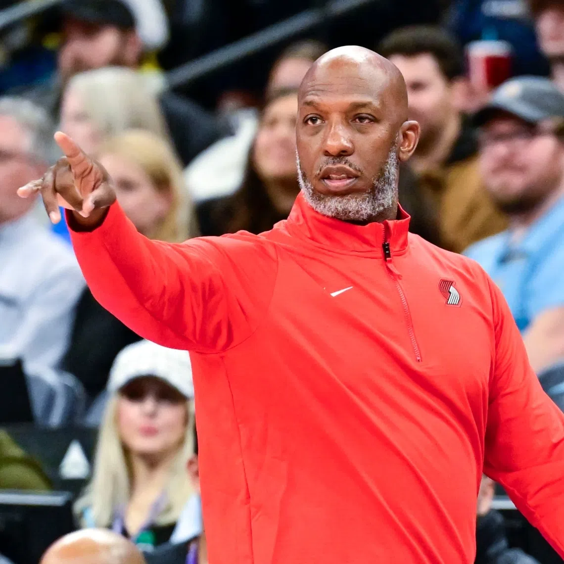 Portland Trail Blazers coach Chauncey Billups (left) and Miami Heat guard Terry Rozier are among more than 30 people charged in two related gambling probes in the US.