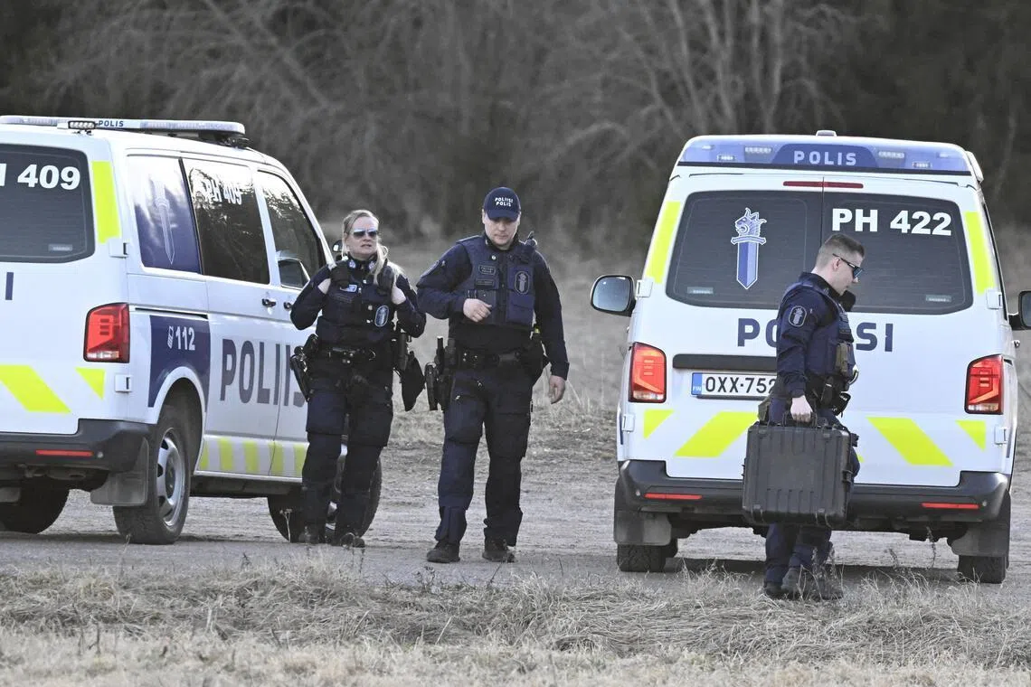 Drone, unexploded warhead crash in Finland