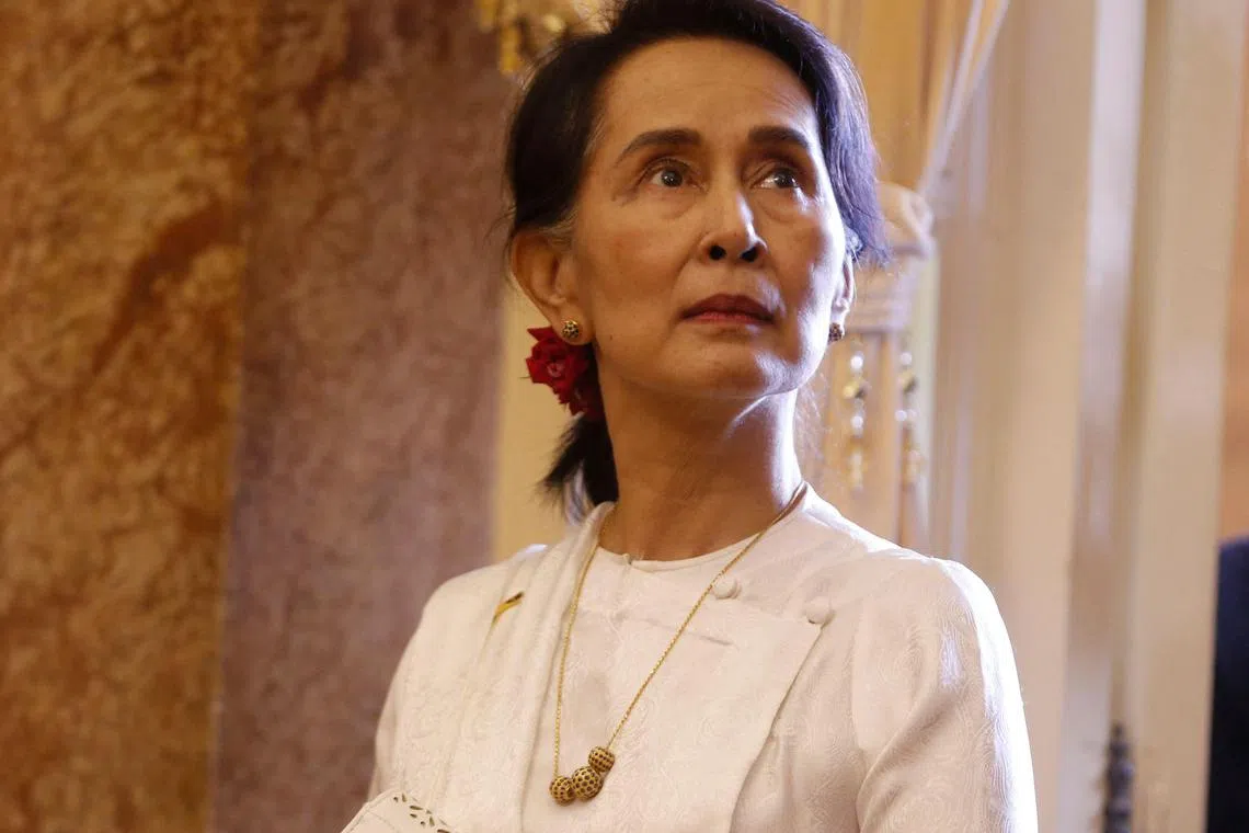 Myanmar's former leader Aung San Suu Kyi is appealing the convictions for various offences.