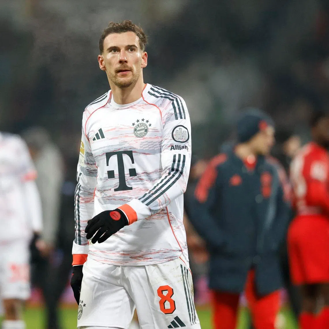 Soccer Football - Bundesliga - 1. FC Heidenheim v Bayern Munich - Voith-Arena, Heidenheim, Germany - December 21, 2025 Bayern Munich's Leon Goretzka after the match REUTERS/Heiko Becker
