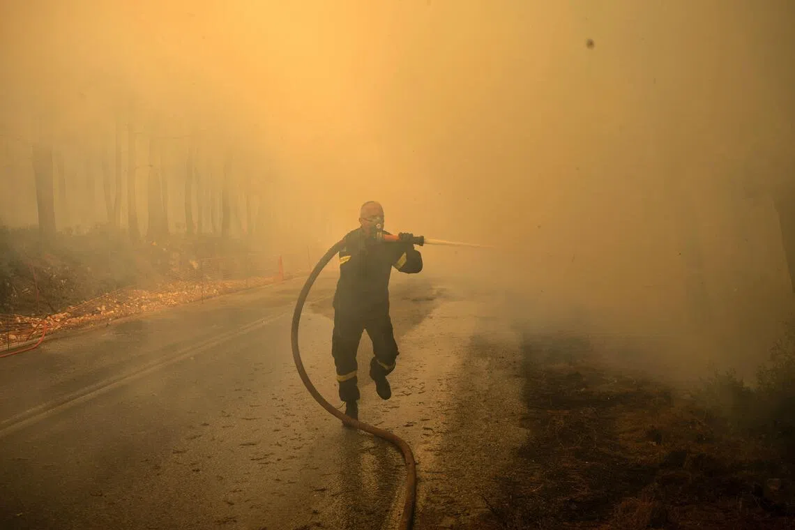 With violent winds blowing for most of the week, firefighters have faced dozens of fires daily