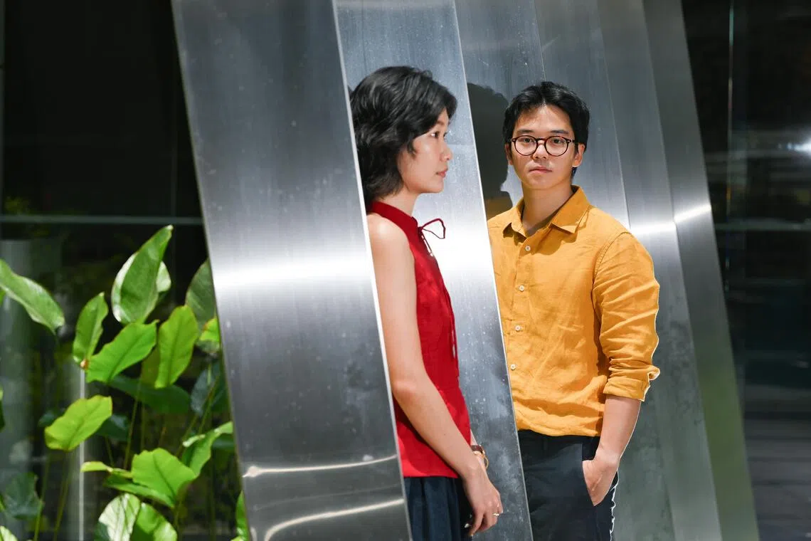 Co-directors Tan Hui Er (left) and Edward Eng will direct two actors each show who are invited to cold-perform a script they have never read until the performance begins.