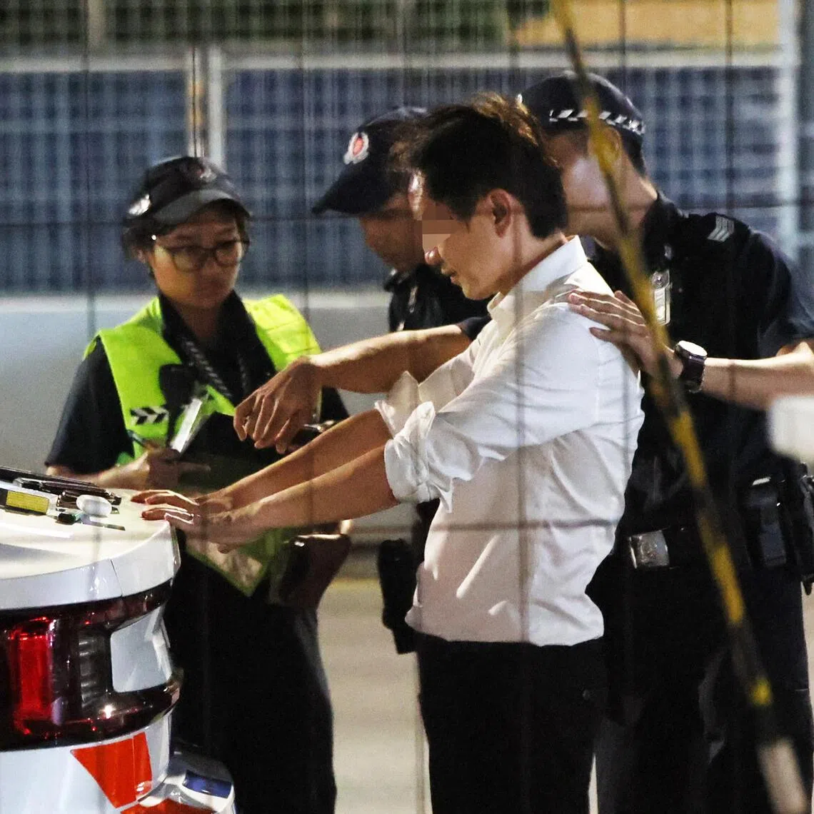 A 42-year-old man was arrested for drink driving after SCDF was alerted to an accident at Raffles Avenue at about 10pm.