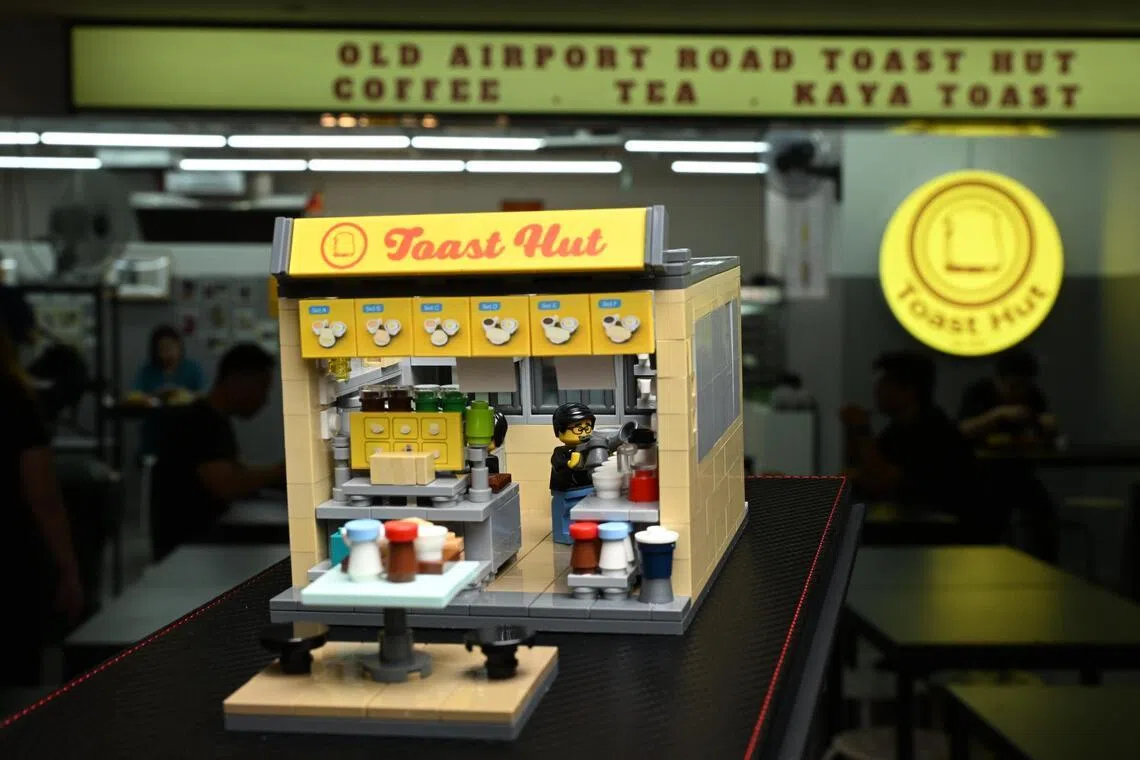 The replica of Toast Hut includes owner Melvin Soh's late mother.