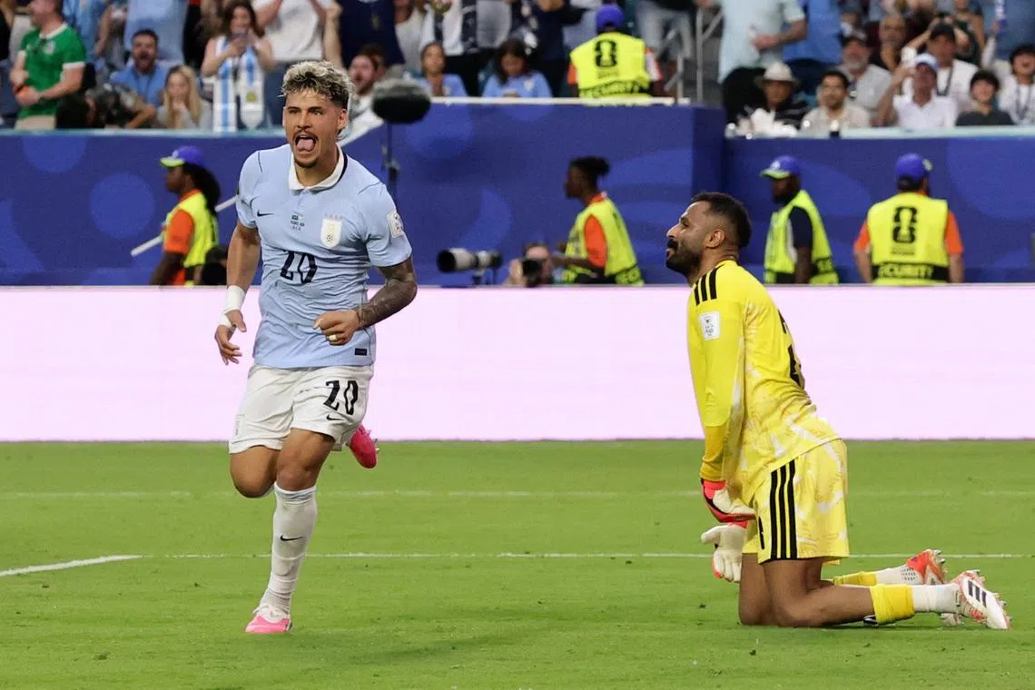 Araujo equaliser saves Uruguay's blushes in draw with Saudis
