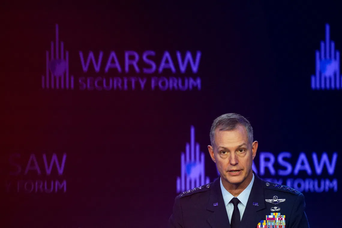 NATO’s Supreme Allied Commander Europe Alexus Grynkewich stressed NATO was a defensive alliance.
