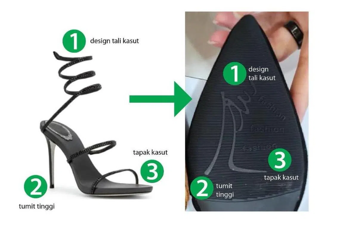 Verns Holdings said the logo was “100%” based on the silhouette of a high-heeled shoe with straps.