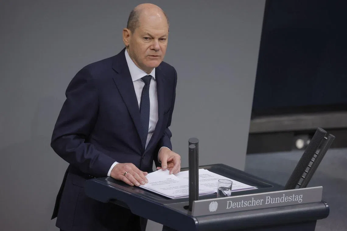 Chancellor Olaf Scholz also said Germany and its allies are in talks with Ukraine over future security guarantees.