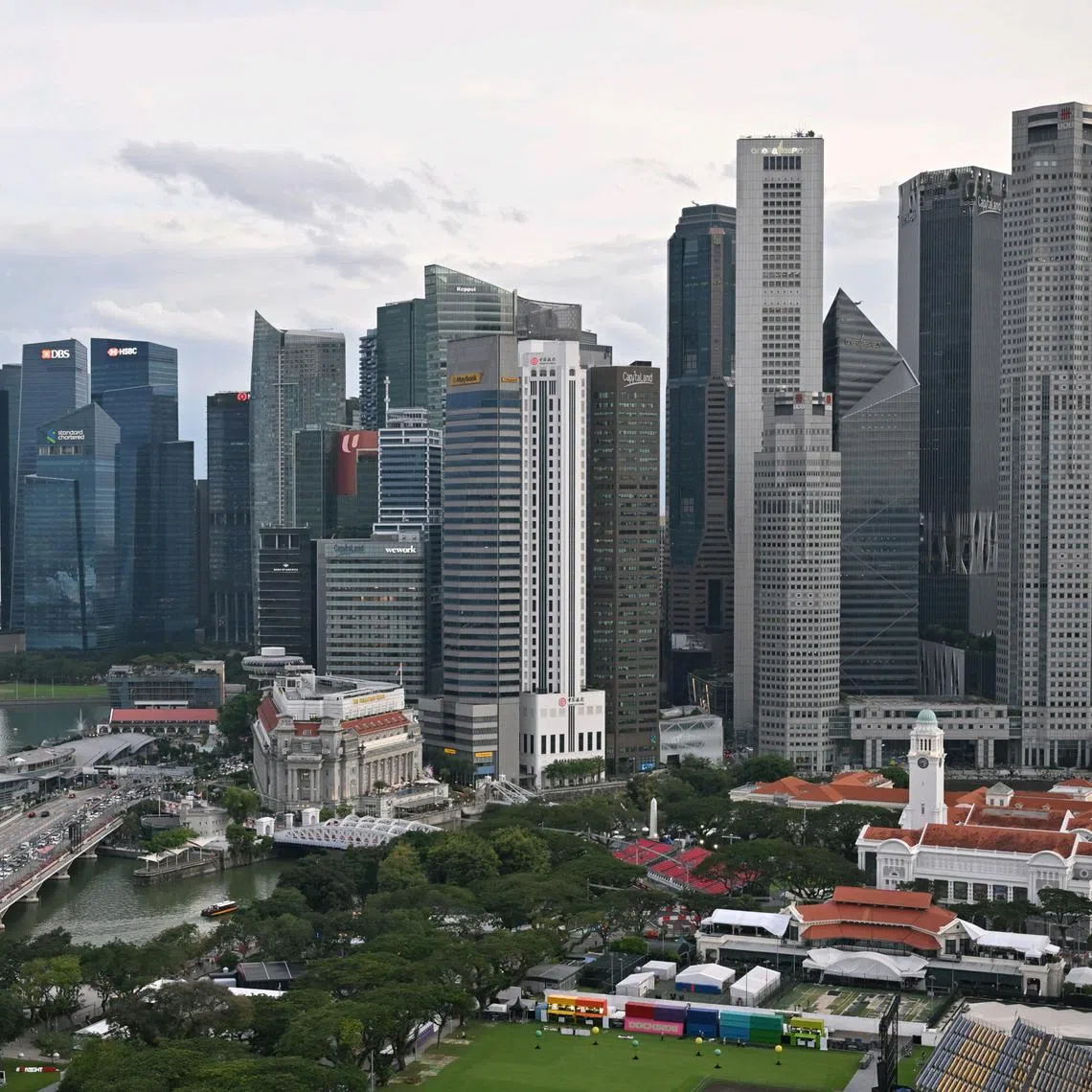 Generic of the central business district CBD skyline on Sept 17, 2024.