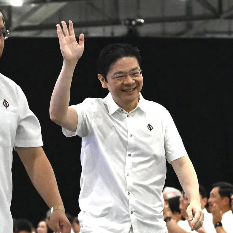 Prime Minister Lawrence Wong during the PAP Awards and Convention 2025 at EXPO Hall 8 on Nov 9.