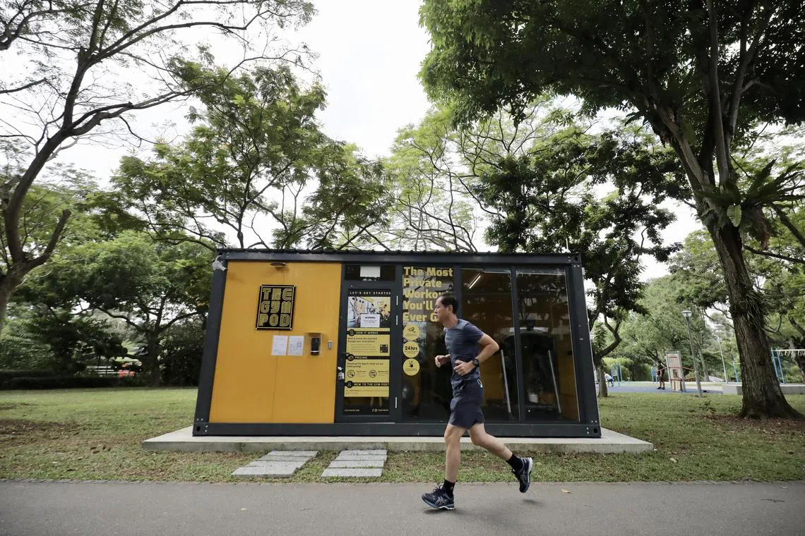 Local start-up The Gym Pod has expanded to more than 50 locations in Singapore.