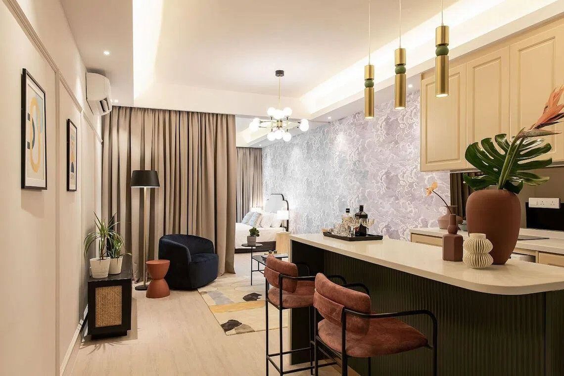 Best boutique hotels in KL: AMI Suites common area