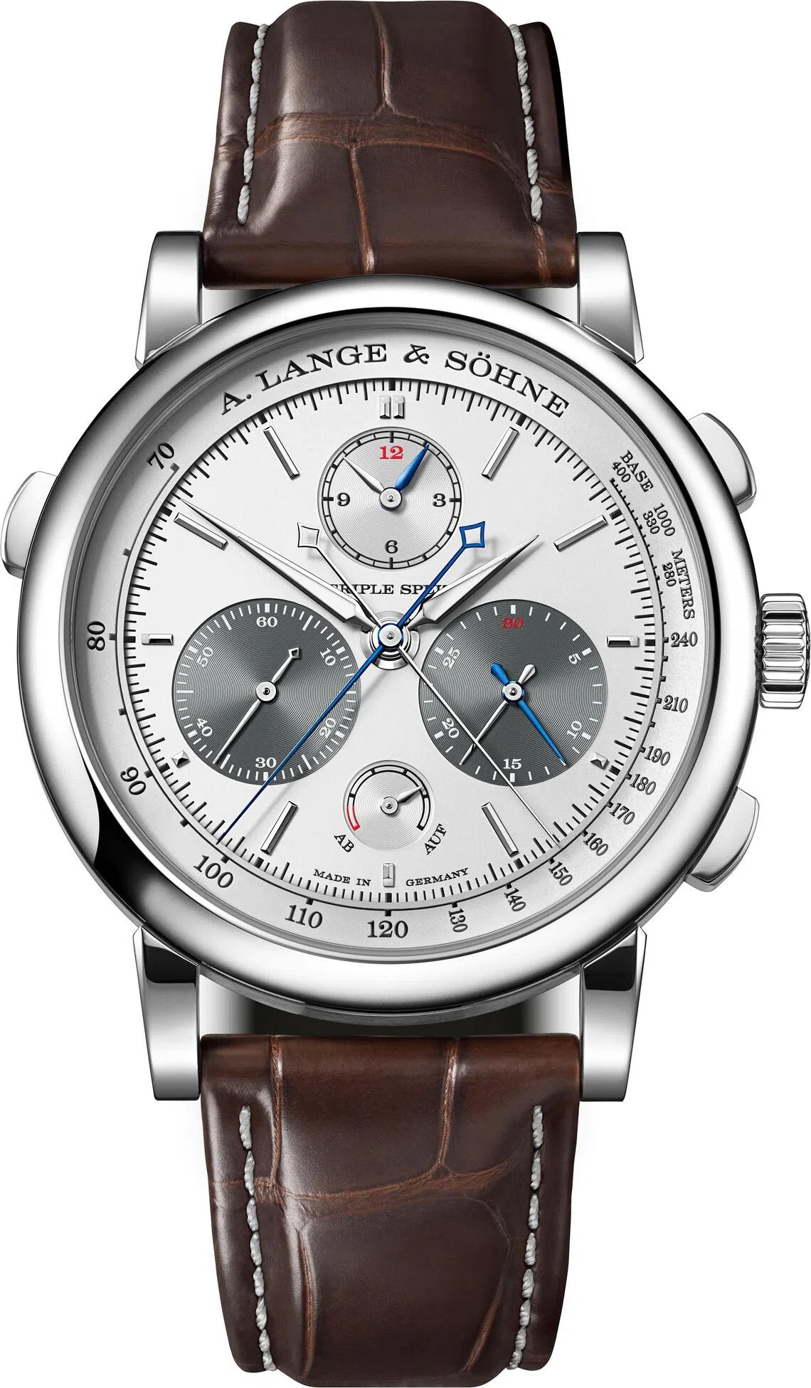 Triple Split, introduced in 2018, show how Lange extended split-seconds timing to compare longer intervals, with the latter measuring times spanning several hours.
