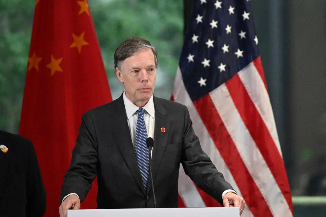 Ambassador Nicholas Burns said Beijing was trying to scupper engagement between Chinese and American citizens.