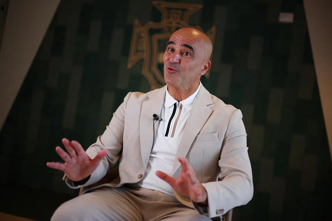 Portugal coach Roberto Martinez in an exclusive interview with Reuters ahead of the 2026 World Cup at Cidade do Futebol, Oeiras, Portugal on May 14, 2026.