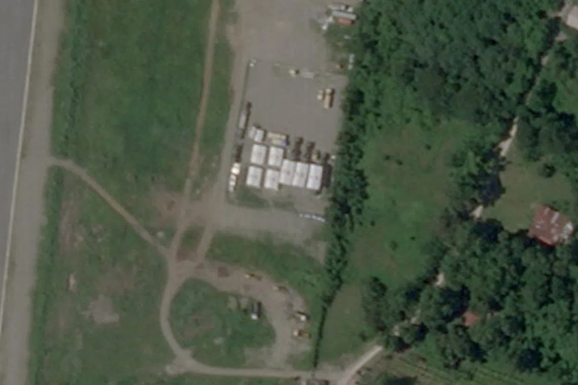 Satellite images showed the batteries and their associated gear being loaded onto C-17 transport aircraft at Laoag International Airport.