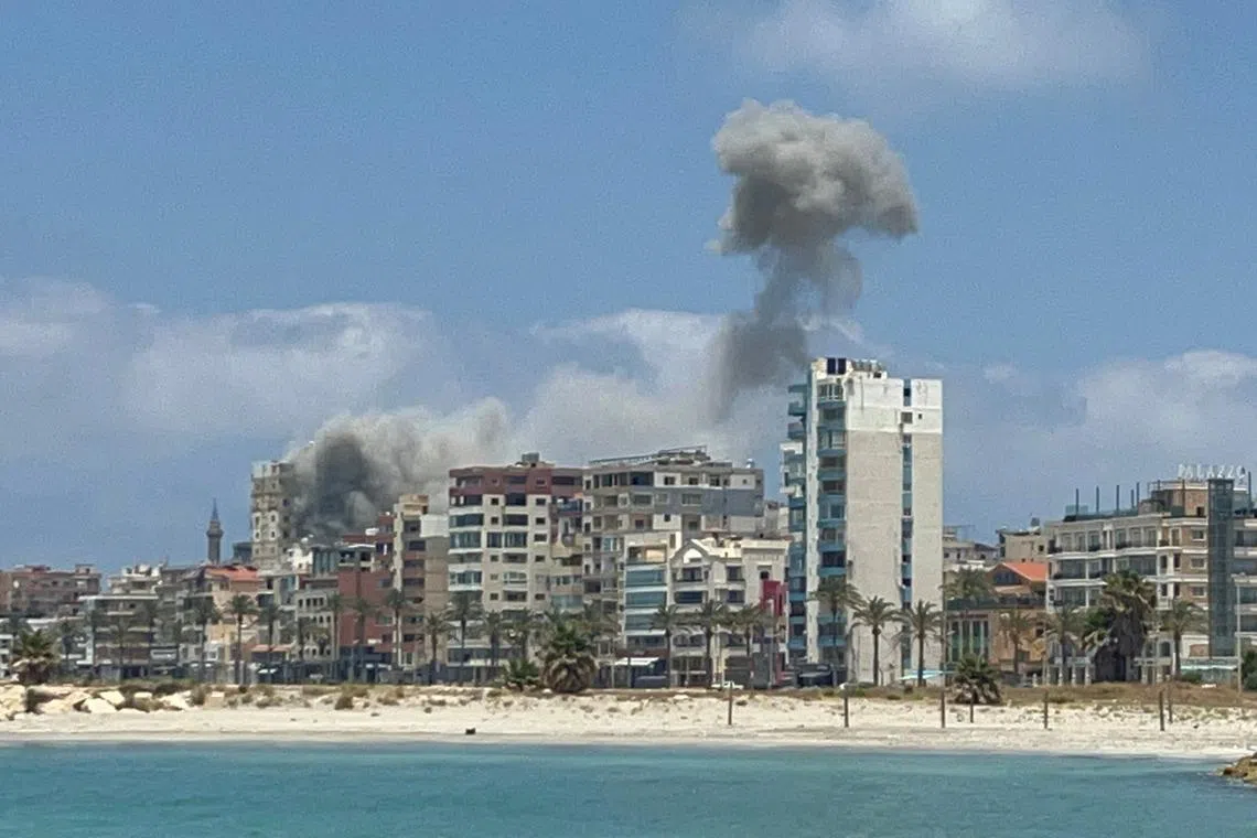 Israel on June 9, struck the historic port city of Tyre in southern Lebanon, killing at least eight people. 