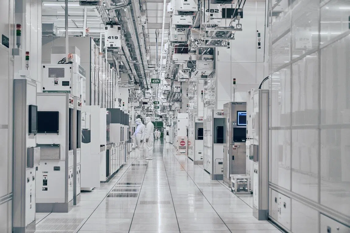 A Globalfoundries semiconductor fabrication facility in Singapore.