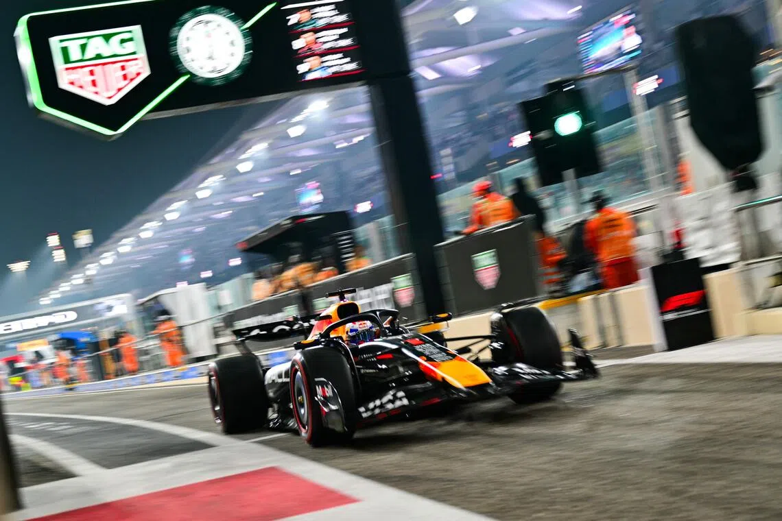 Red Bull’s Max Verstappen takes pole position for F1’s Abu Dhabi title-decider