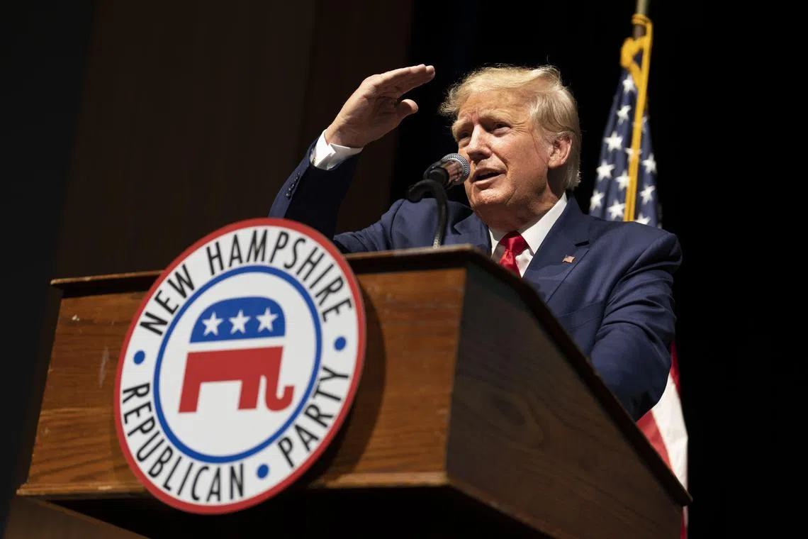 Mr Trump said he kept folders with classified markings at his Florida resort home but they were empty.