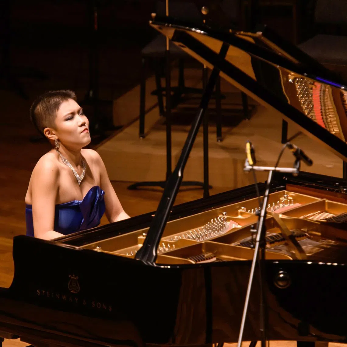 Piano Extravaganza features four young musicians, including 27-year-old Lin Xiangning, a teaching assistant at the Yong Siew Toh Conservatory of Music.