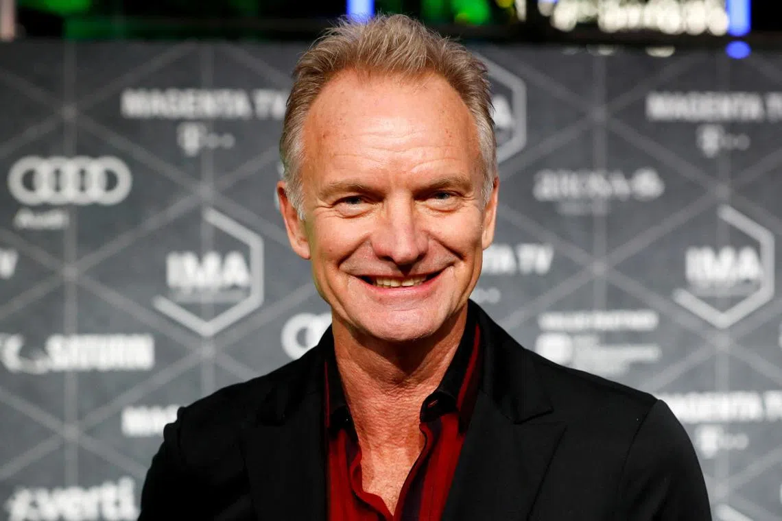 British musician Sting has already won seven Ivor Novello awards, including a Lifetime Achievement Award in 2002.