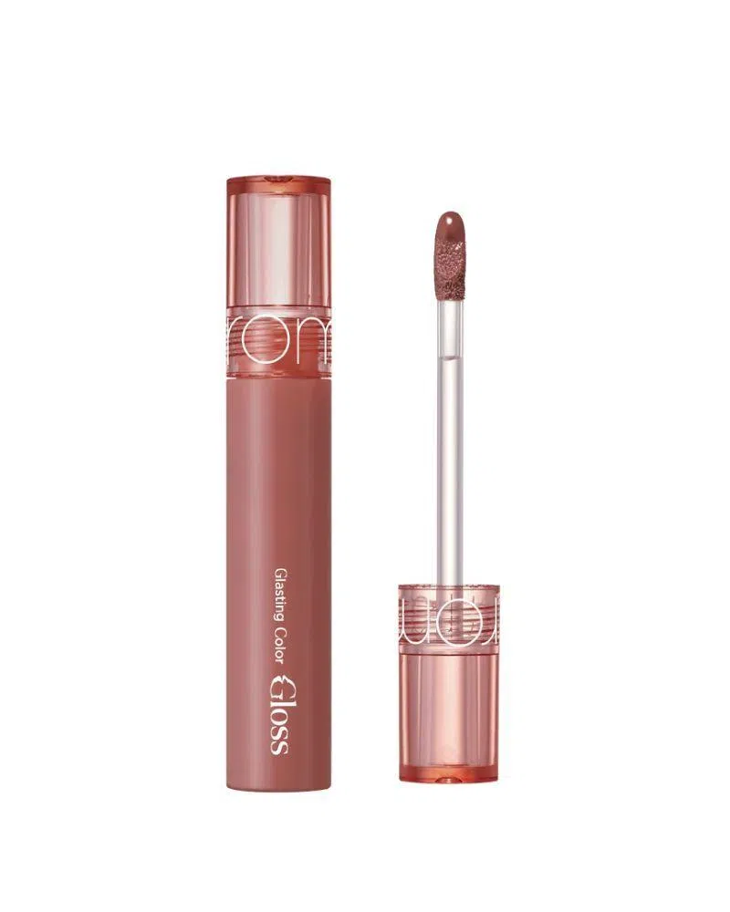 Best lip gloss in Singapore: Rom&nd Glasting Colour Gloss in Deepen Moor