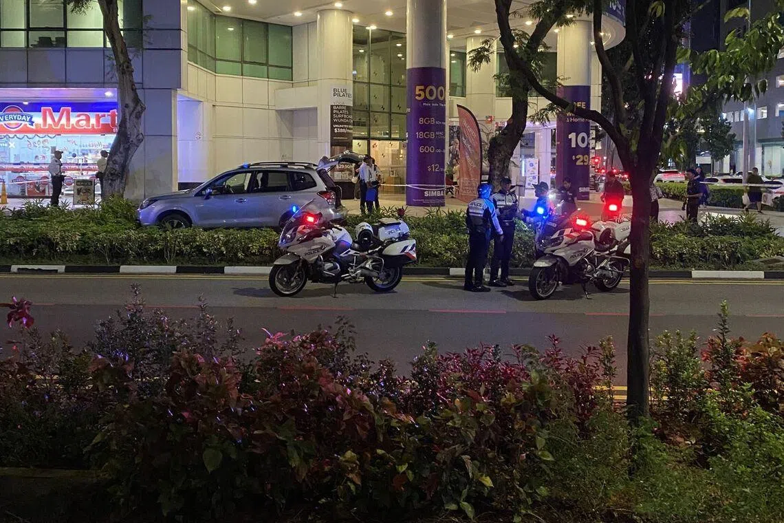 The police and the Singapore Civil Defence Force said they were alerted to a traffic accident at about 5.15pm on March 17.