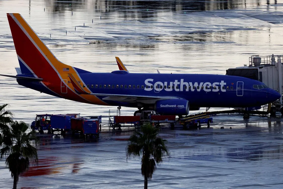 The plane was preparing for departure from Dallas to Indianapolis.