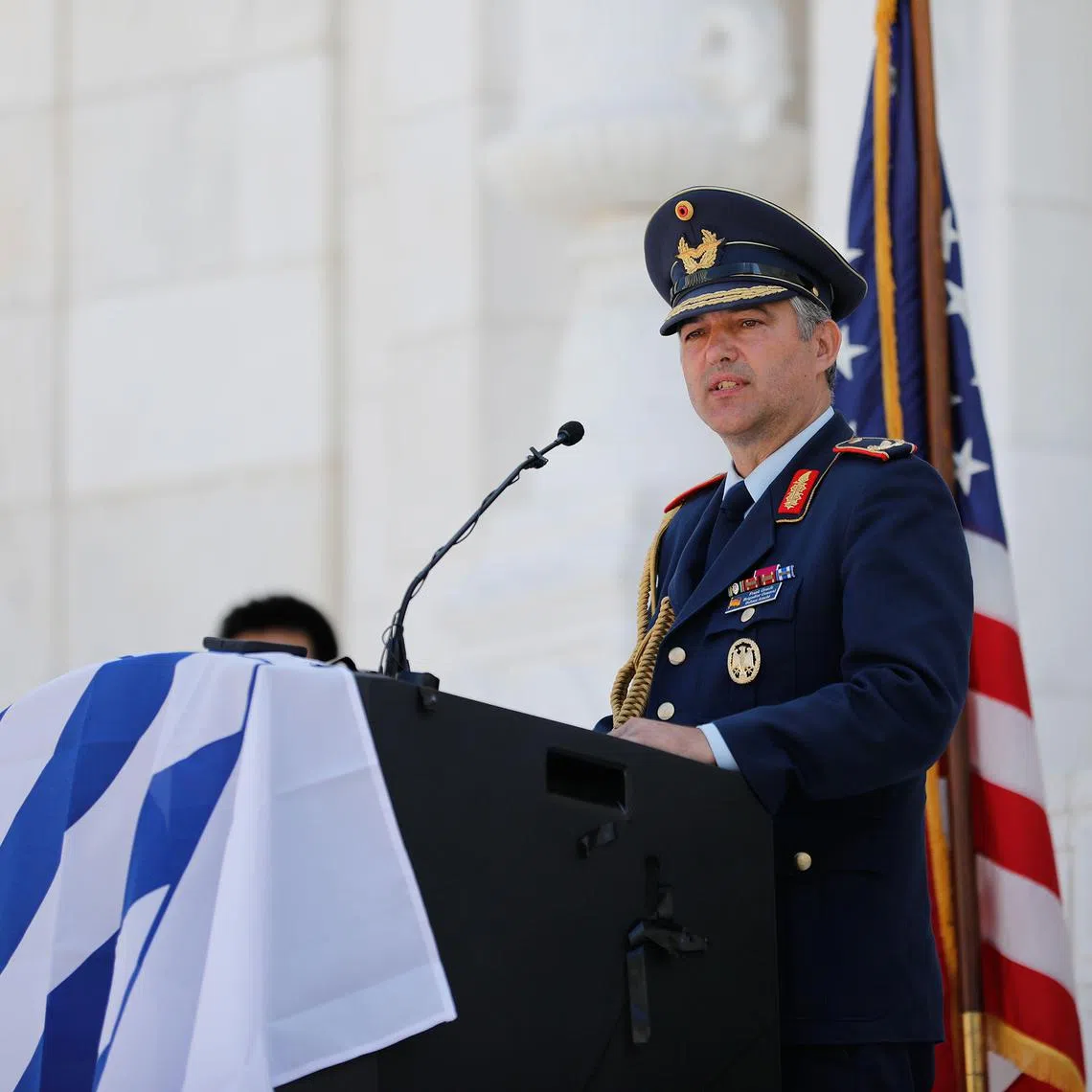 Brigadier-General Frank Grafe was discussing top-secret, highly classified military exercises with his colleagues during a meeting recorded by Russian spies. 