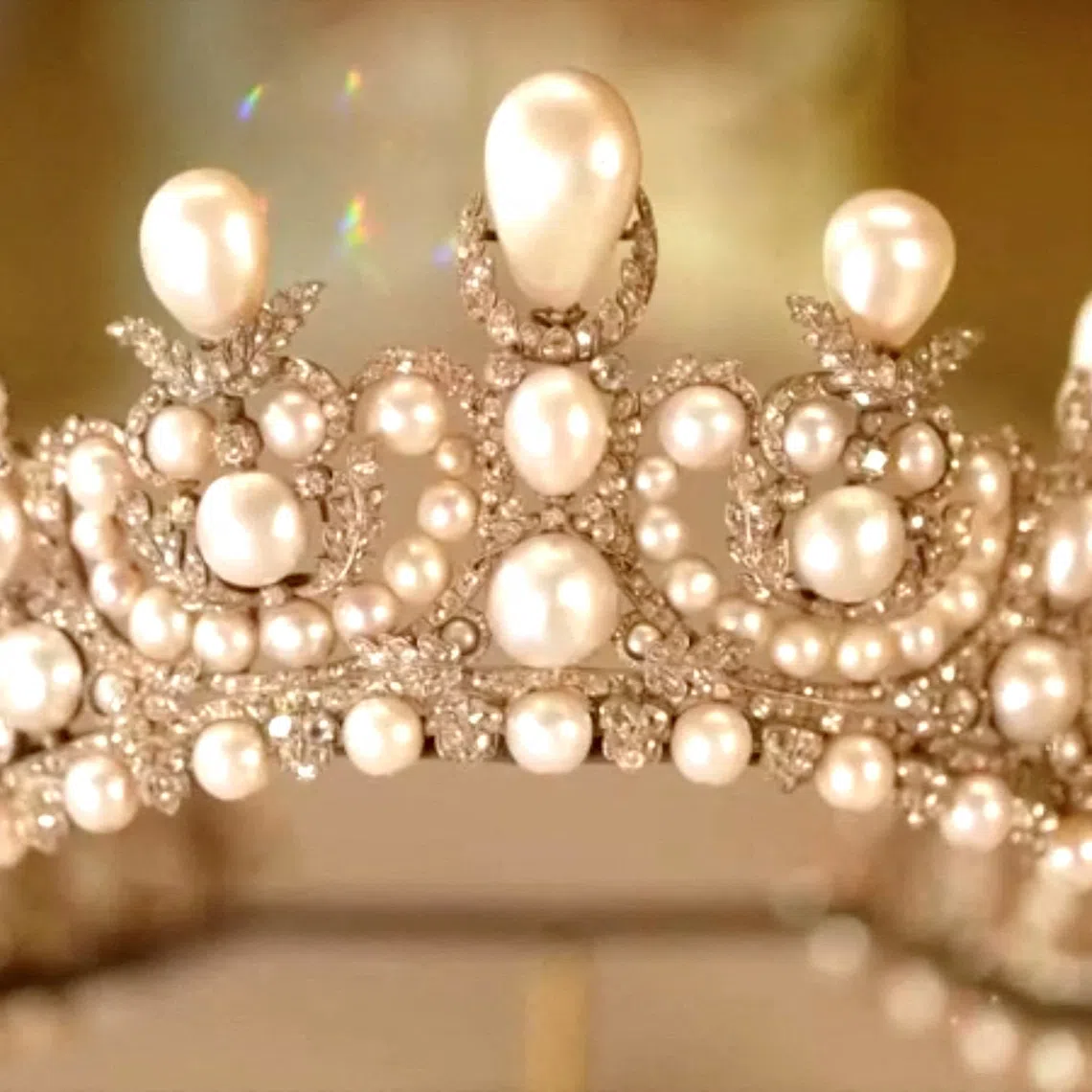 A tiara adorned with pearls worn by French Empress Eugenie was among items stolen from Paris’ Louvre Museum in October 2025.