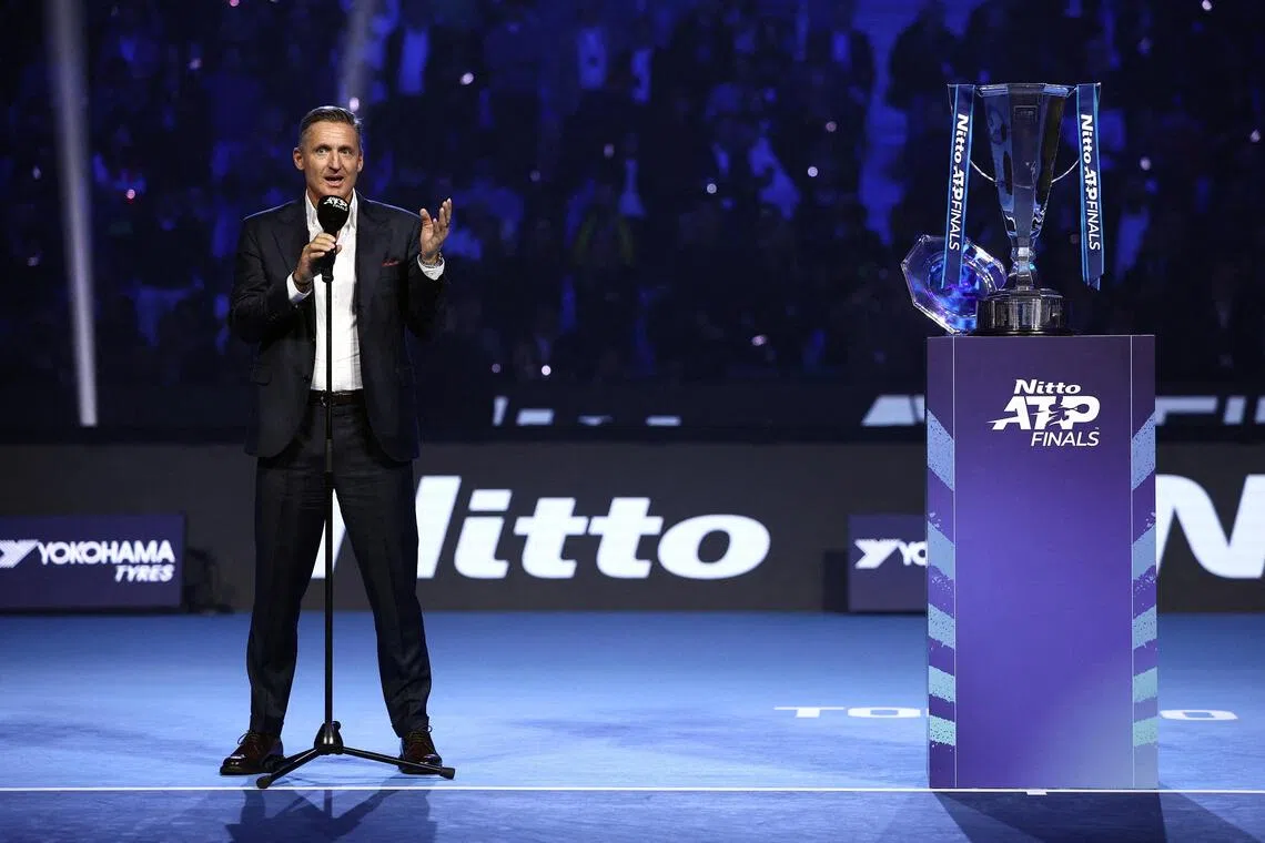 ATP chairman Andrea Gaudenzi said that for tennis to stay strong, the sport has to keep evolving.