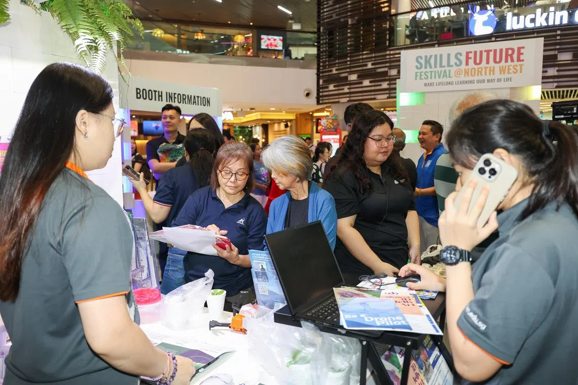 The portal was launched on Aug 2 at the SkillsFuture Festival @ North West at Causeway Point in Woodlands.