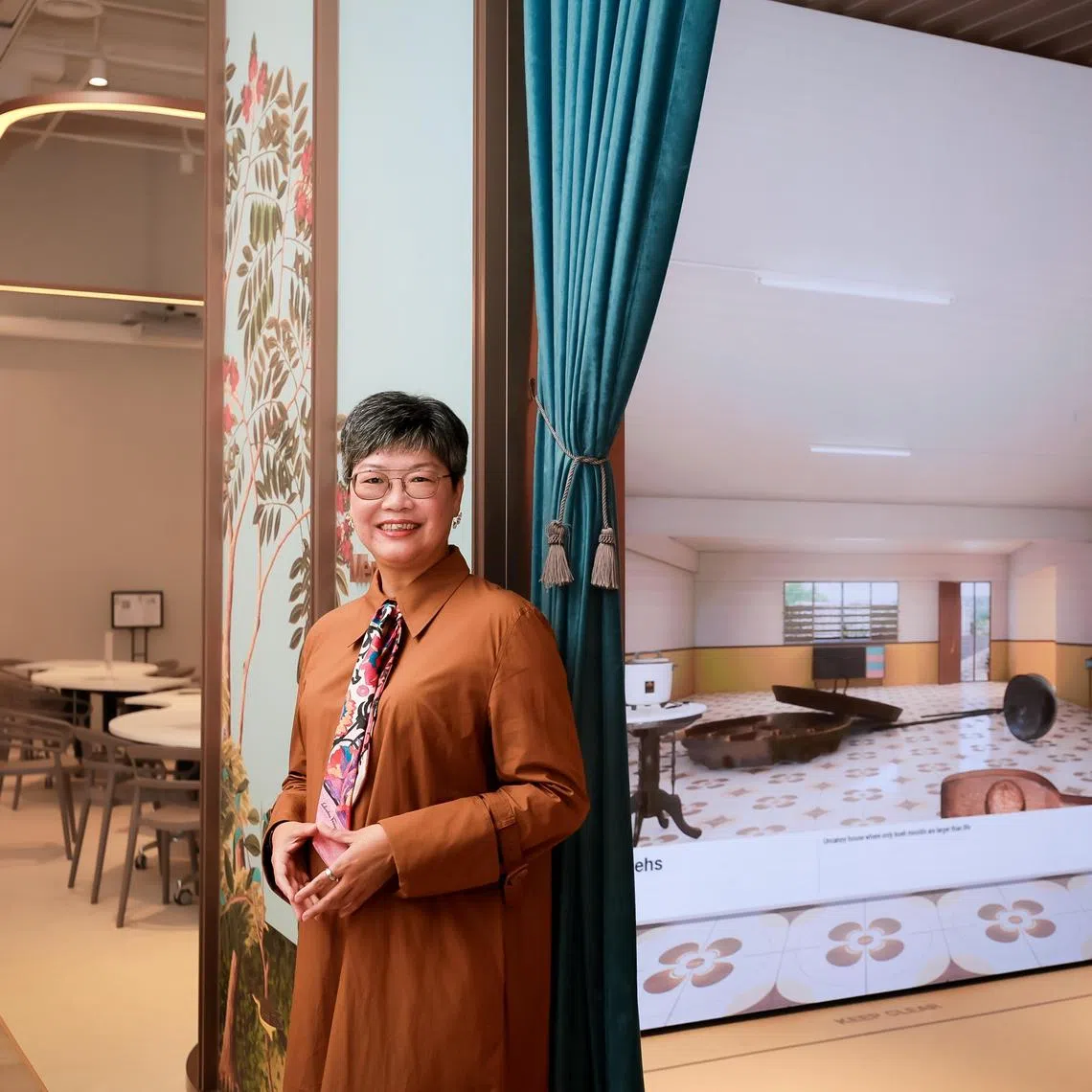 National Museum of Singapore director Chung May Khuen in an interview with The Straits Times at the museum on July 22, 2034.