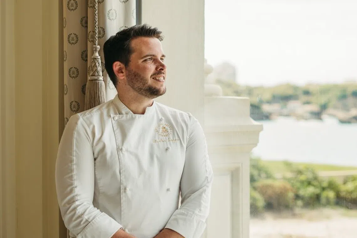 Mr Aurelien Largeau ran the restaurant of the prestigious Hotel du Palais in Biarritz, southwestern France until his sudden departure last week.