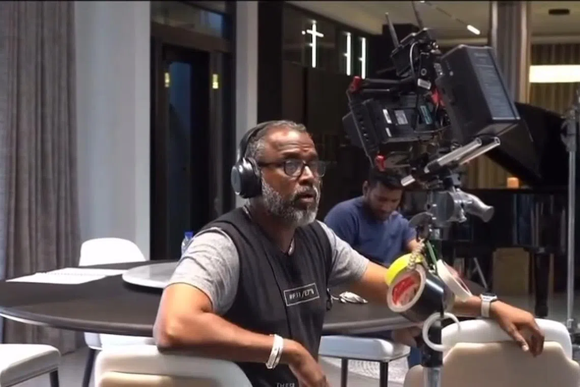 Singaporean actor Mathialagan is also a writer and director and has even directed a 24-part series for a Malaysian channel.