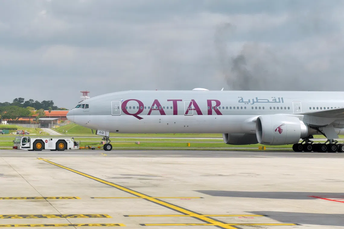  Twelve people travelling on a Qatar Airways flight from Doha to Ireland were injured during a bout of turbulence, Dublin Airport said on May 26.