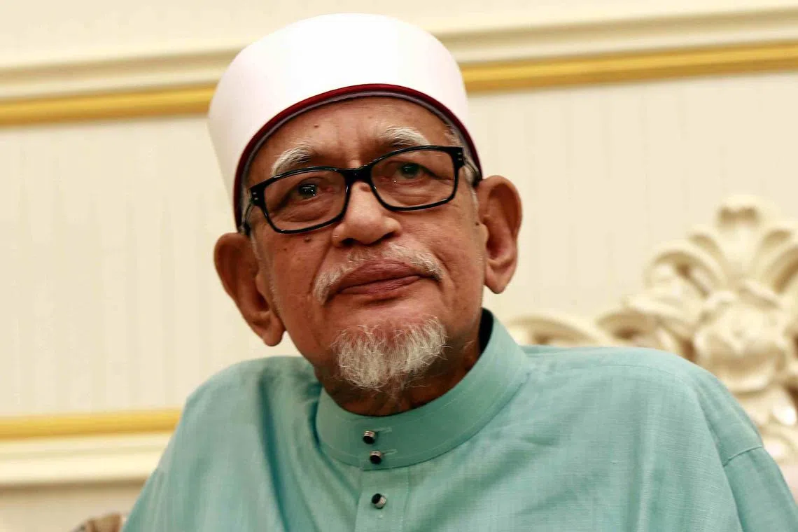 PAS president Abdul Hadi Awang posted a cryptic tweet about a football referee allowing the losers to “win by any means”.