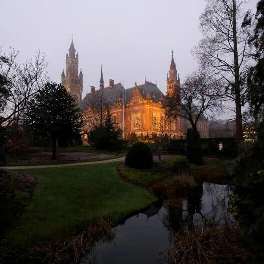 General view of the International Court of Justice (ICJ) in The Hague, Netherlands January 23, 2020. REUTERS/Eva Plevier/File Photo