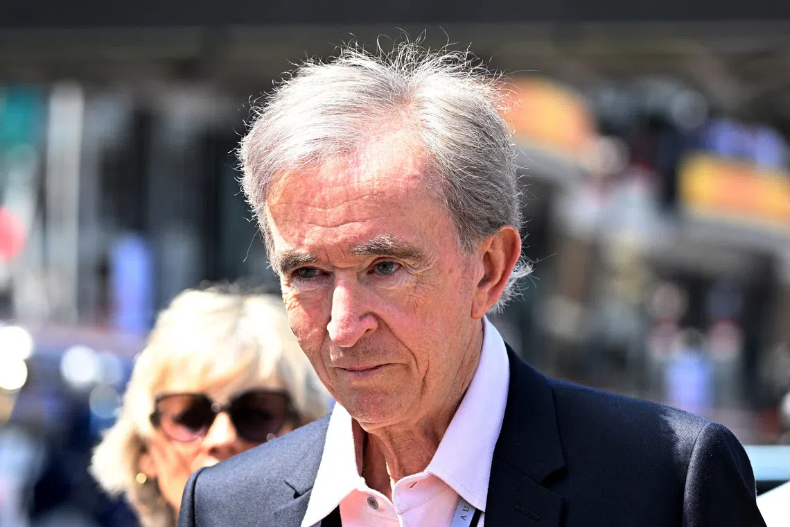 FILE PHOTO: Formula One F1 - Monaco Grand Prix - Circuit de Monaco, Monaco - May 25, 2025 Bernard Arnault, Chairman and CEO of LVMH Pool via REUTERS/Gabriel Bouys/File Photo
