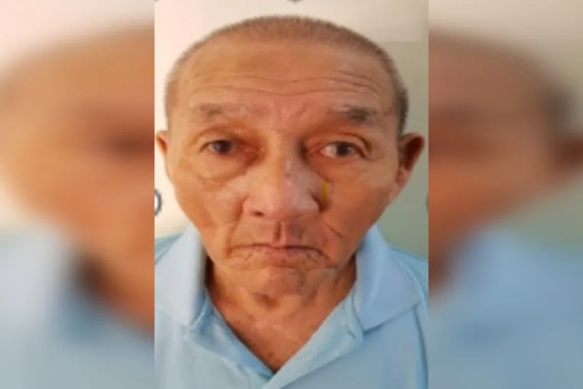 Chua Cheng Swee was last seen wearing a yellow shirt and red pants.